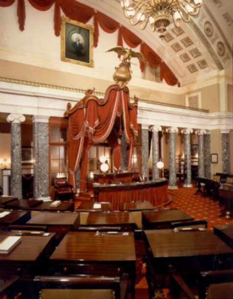 Photograph of the Old Senate Chamber