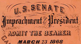 Impeachment Ticket, 1868