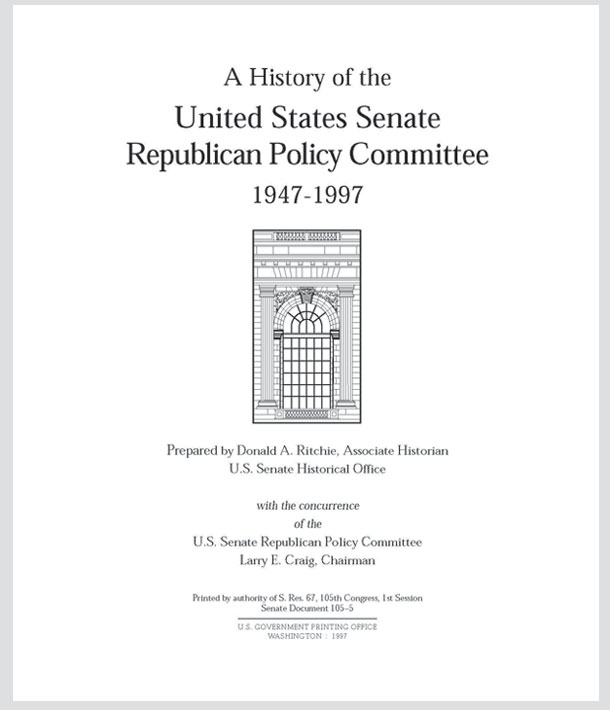 Republican Policy Committee 1947-1997