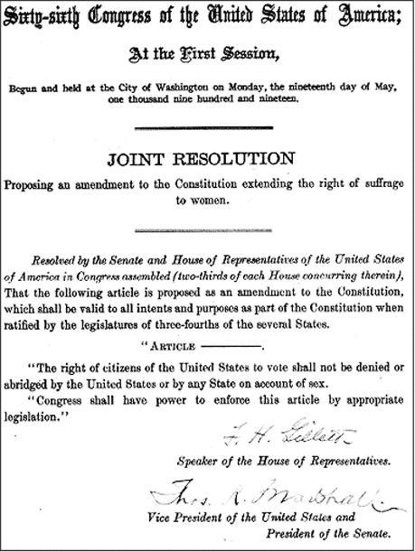 19th Amendment