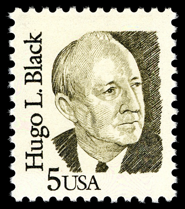 Post stamp featuring Hugo L. Black