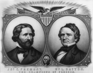 Campaign advertisement for presidential nominee John C. Fremont and William L. Dayton