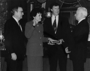 Swearing-in of Dianne Feinstein
