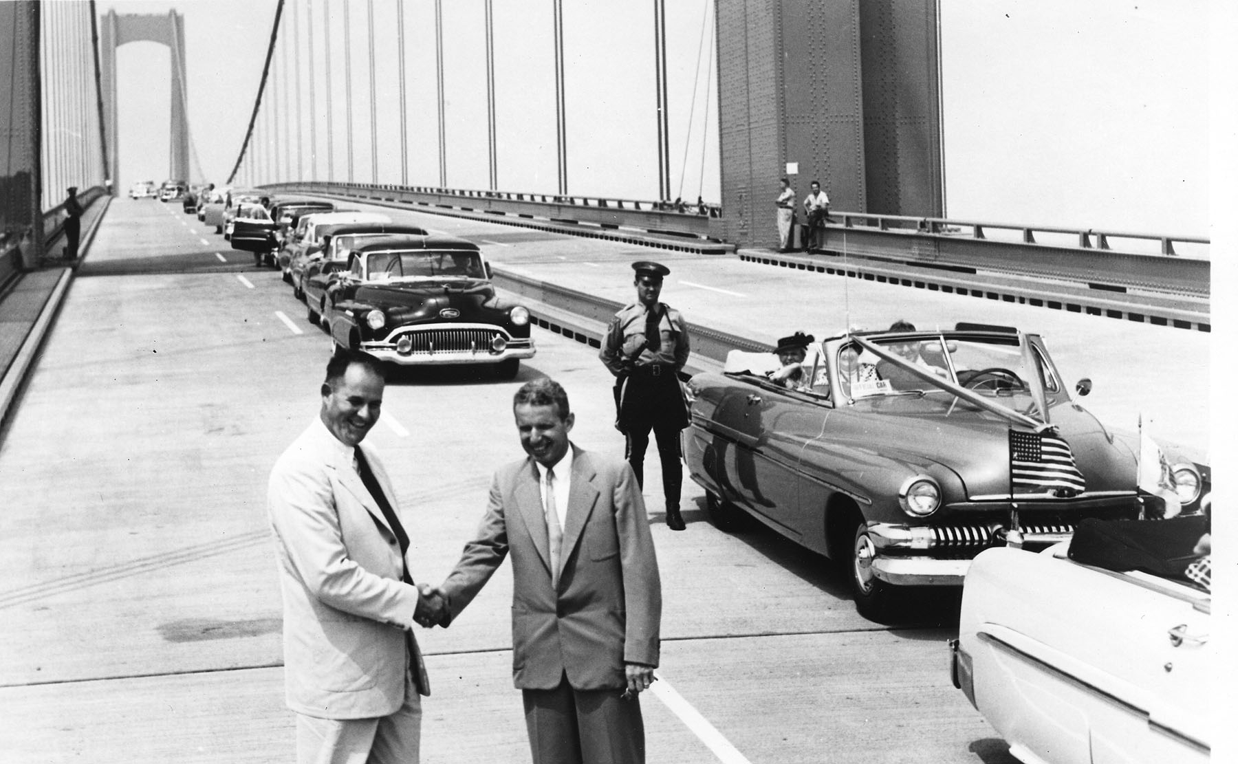 Opening of the Delaware Memorial Bridge