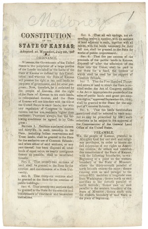 Wyandot constitution