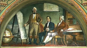 Brumidi painting, <i>Cession of Louisiana</i>