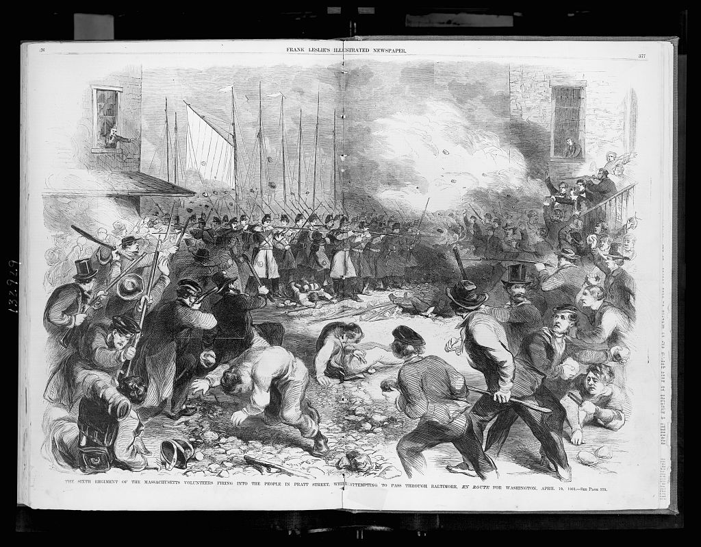 The Massachusetts Sixth Regiment