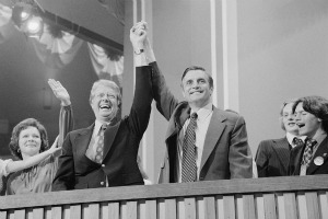 Walter Mondale and Jimmy Carter