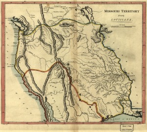 Map of Missouri, 1812