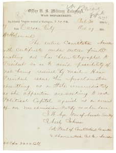 Nevada's 1864 constitution