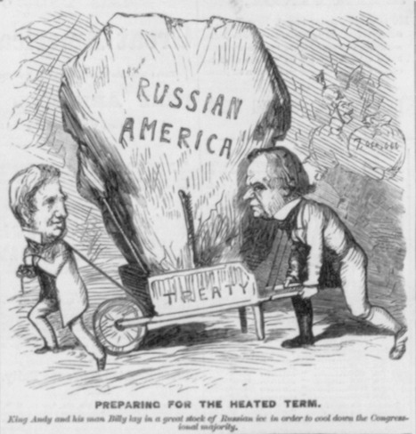 Cartoon depicting "Seward's Folly"