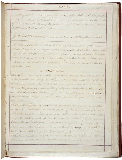 Fourteenth Amendment to the United States Constitution