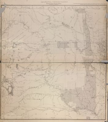 Map of the Dakota Territory