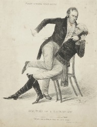 Cartoon depciting the censure of Andrew Jackson