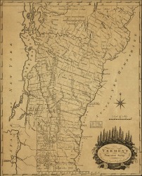 Map of Vermont, 1791